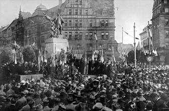 L'inauguration du monument de Paul Déroulède à Metz (le 16 octobre 1921)