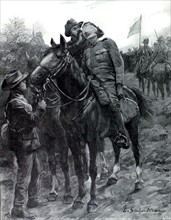War of the Transvaal. An English member of parliament in the  Boer camp (1900)