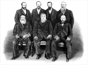 Guerre du Transvaal. Le conseil exécutif Boer (1900)