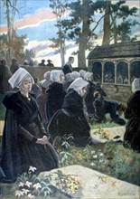 Le jour des morts en Bretagne du 31-10-1897