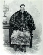 Portrait de Li-Hung-Chang, homme d'état chinois (1823-1901)