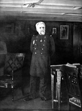 Le vice-amiral Boué de Lapeyrère, commandant en chef de l'armée navale