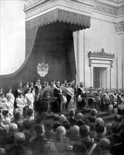 Munich. Le régent de Bavière devient roi, sous le nom de Louis III (12 Novmebre 1913)