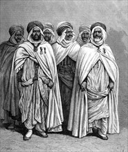 Algerian kaids visiting Paris (1884)