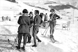 Winter sports in Megève (1927)