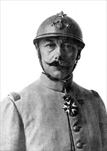Première Guerre Mondiale. Portrait du général Humbert (1918)