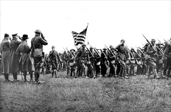 Première Guerre Mondiale. Sur le front de Picardie, le 18e d'infanterie américain (1918)