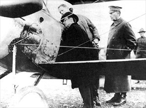 Première Guerre Mondiale. Champ d'aviation américain en France (1918)