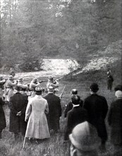 A Vincennes, exécution de 4 personnes accusées d'avoir dénoncé des Français aux Allemands (15 mai 1920)