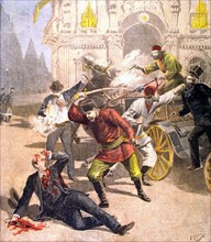 Assassinat de M. Stamboulof, ancien chef du ministère bulgare, (1895)