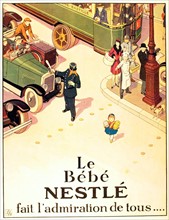 Publicité pour le lait "Nestlé" (1929)