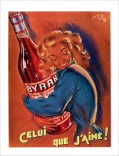 Publicité pour l'apéritif "Byrrh" (1953)