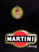 Publicité pour l'apéritif "Martini" (1953)