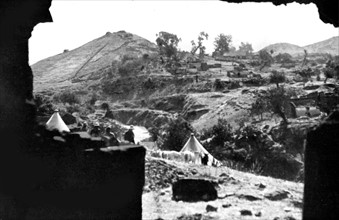 Rif War. At Teroual, base of operation for the French offensive during the actions of September 10 - 13 september, 1925
