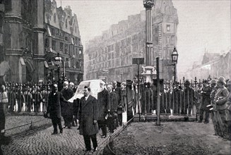 In London, Gladstone's funeral at Westminster (1898)
