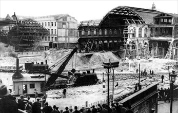 Renovation work at the Gare de l'Est, Paris