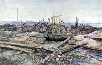 Ruins of the city of Biaches (March 1917)