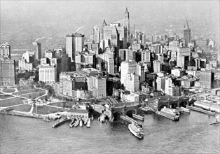 L'île de Manhattan à New York (1922)