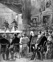 Représentation de gala devant la reine Victoria au château de Windsor, in "Le Journal illustré" du 9 juillet 1893