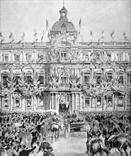 L'arrivée du général Dodds à la préfecture de Marseille,  in "Le Journal illustré" du 21 mai 1893