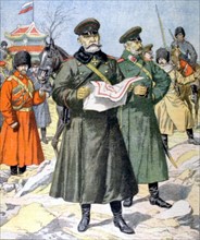 Le général Liniévitch, commandant en chef des troupes russes en Mandchourie, du 2 avril 1905