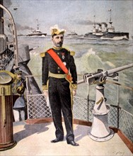 Portrait de l'amiral Gervais, du 18 août 1901