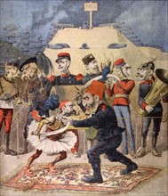Caricature à propos de la guerre gréco-turque : "Le concert des nations", du 9 mai 1897