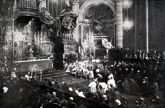 Joan of Arc's beatification in Rome (April 18, 1909)