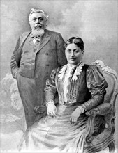 President of the Republic, Mr. Fallières and his wife (1906)