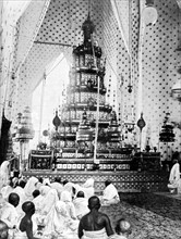 Funeral of Norodom I, King of Cambodia, in Pnom-Penh (1906)