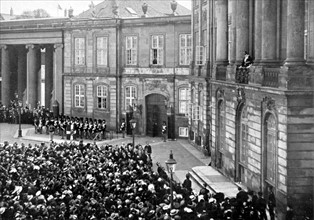 Proclamation du nouveau roi à Copenhague (15 mai 1912)