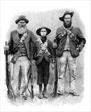 Boer War. Three generations of Boer combatants (1900)