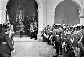 Inauguration du monument de Gravelotte par Guillaume II, en Allemagne (11 mai 1905)