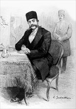 Portrait de Mozaffer-ed-Dîn, Shah de Perse (1900)