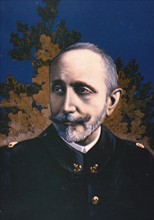 Portrait of Admiral Lacaze, in "Le pays de France", 3-16-1916