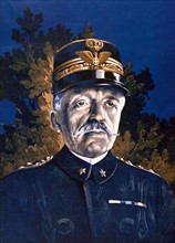 Portrait of General Cadorna, in "Le pays de France", 4-13-1916