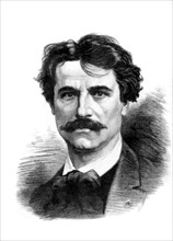 Portrait du peintre Paul Baudry, in "Le Monde illustré" du 5 septembre 1874.