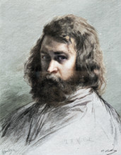 Self-portrait of painter Jean-François Millet