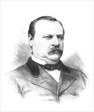 Portrait of Mr. Stephen Grover Cleveland,  in "Le Monde illustré", 11-8-1884