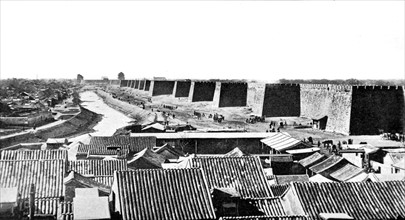 Les murailles de Pékin (1900).