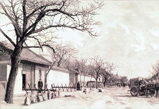 La légation de France à Pékin, en 1900.