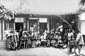 Sisters of Charity of St. Vincent de Paul's hospital, in Peking, 1900