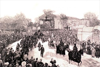 Funérailles à Budapest de Munkacsy (9 mai 1900).