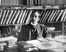 Portrait de Maurice Barrès, à Neuilly en juin 1923.