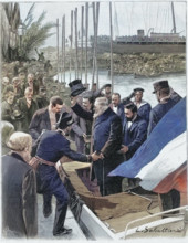 Arrival of President Paul Krüger in Marseille, 1900.