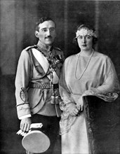 Portrait of Alexander I and Princess Maria of Rumania (1922)