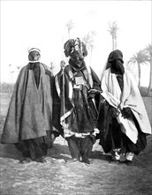 Capture par les troupes françaises de Cheikh Eteissi, en Algérie (1912).