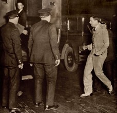 Manifestation d'étudiants vivement réprimée en Pennsylvanie (1930).