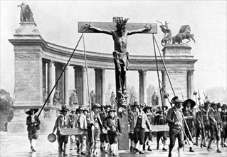 Les fêtes de Saint Emeric à Budapest, en 1930.