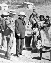 Mr. Clemenceau on a visit in Santa Ana of Tucuman,  Argentina (1910)